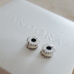 Retired Pandora  Clip with Beaded Accent